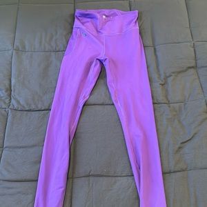 Purple leggings